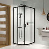 Premium Pro PDD Quadrant Shower Enclosure Black