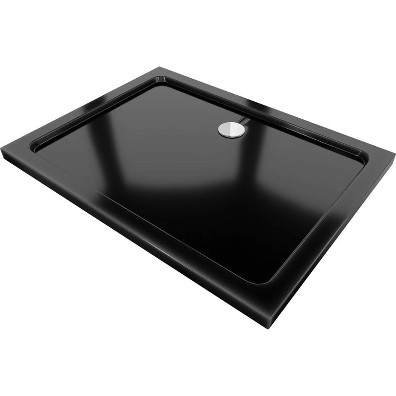 Gulietta Slim Black Shower Tray