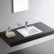 Basin Washbasin Recessed in the Countertop - Atena Bathroom Store